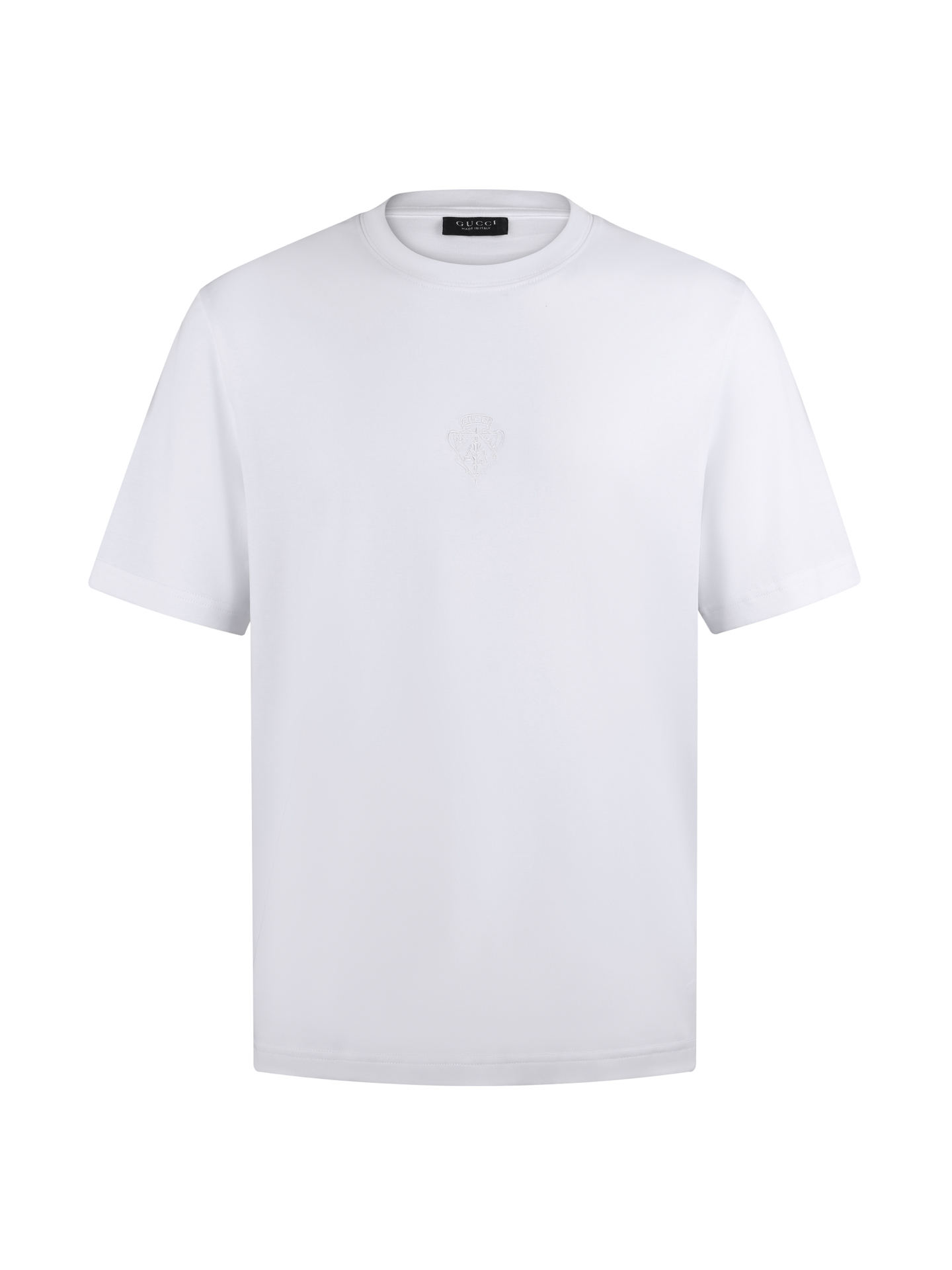 NO:901891,GUCCI 26SS round neck embroidered soft knitted short-sleeved T-shirt ●Authentic 7400 purchase and development ●Cotton jersey fabric 180 grams ●Imported embroidery ●Fabric enzyme washing ●Customized 11 trademarks ●Fit version ●Size S M L XL ●Style number 26119/7A#5,,gucci,T-shirt,tees,t-shirt,19860909GUCCI 26SS圆领饰刺绣柔软针织短袖T恤 ●正品7400购入开发 ●全棉平纹针织面料180克 ●进口刺绣 ●面料酵洗 ●定制11商标 ●合身版型 ●尺码S M L XL ●款号26119/7A#5,,gucci,T-shirt,tees，t-shirt,,Men's clothing