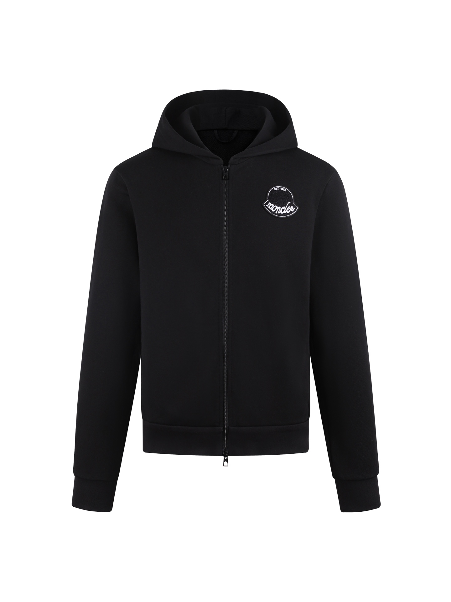 NO:937595,.MONCLER 25FW embroidered patch logo hooded long-sleeved sweatshirt ●Authentic 8761 purchase and development ●440g fine cotton terry sweatshirt material ●Matching ribs ●Imported embroidery ●Fabrics enzyme wash ●Customized 11 zippers ●Customized 11 trademarks ●Slim fit ●Sizes S M L XL,,hoodie,sweatshirts,hats,19860909.MONCLER 25FW刺绣贴片标识连帽长袖卫衣 ●正品8761购入开发 ●440克精疏棉毛圈卫衣料 ●配套罗纹 ●进口刺绣 ●面料酵洗 ●定制11拉链 ●定制11商标 ●修身版型 ●尺码S M L XL,,hoodie,sweatshirts,hats,,Men's clothing