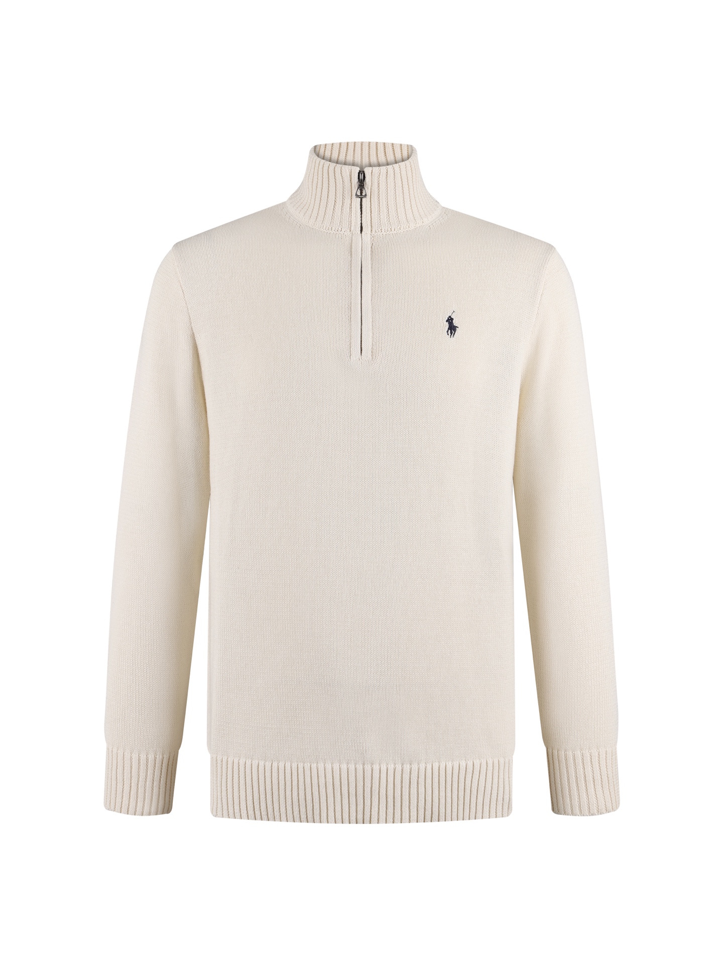 NO:916566,.Ralph Lauren 26FW half turtleneck embroidered logo sweater and sweater ●Authentic product purchased and developed in 1890 ●40 fine cotton double-ply cotton thread ●Using 7 needles of German (SOTO) loom ●Imported embroidery ●Wool fermentation wash ●Customized 11 zippers ●Customized 11 trademarks ●Fit-fitting version ●Size S M L19860909.Ralph Lauren 26FW半高领刺绣标识毛衣针织衫 ●正品1890购入开发 ●40支精疏棉双股棉线 ●采用德国（SOTO）织机7针 ●进口刺绣 ●毛料酵洗 ●定制11拉链 ●定制11商标 ●合身版型 ●尺码S M L XL ●建议手洗（本产品为毛料织造而成不易机洗）,,loro piana,sweaters,,Men's clothing