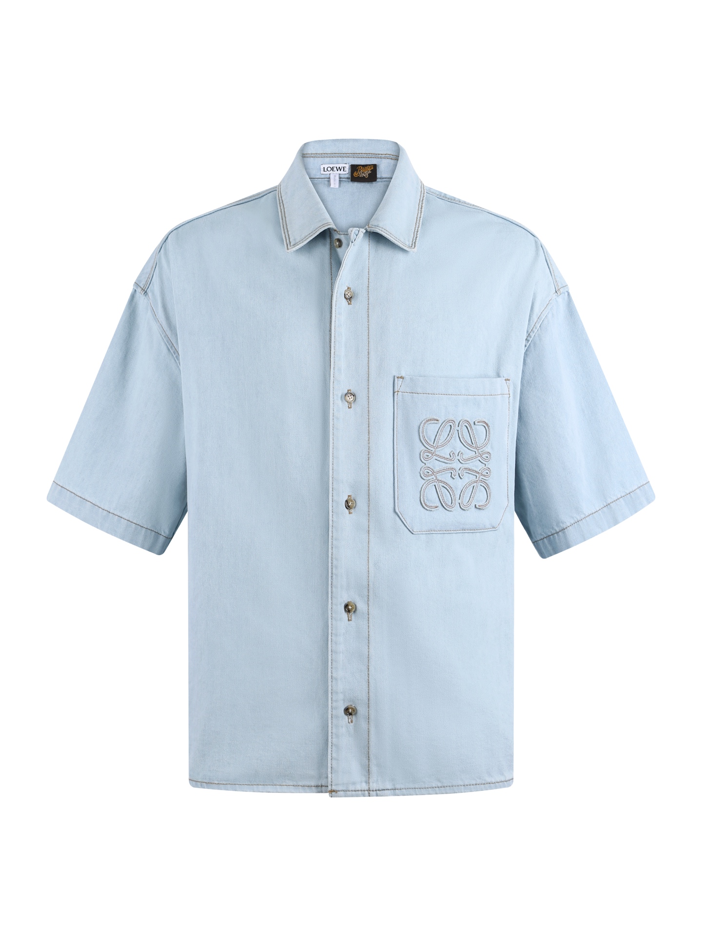 NO:948296,Clothes-.Pants-.LOEWE 26SS Anagram exquisitely embroidered denim denim shirt ●Authentic purchase and development ●7×7 siro denim fabric ●Imported embroidery ●Garment wash ●Customized 11 buttons ●Customized 11 trademarks ●Loose fit ●Size 38 39 40 41,,loewe,shirts,19860909衣服-.裤子-.LOEWE 26SS Anagram精巧刺绣单宁布牛仔衬衫 ●正品购入开发 ●7×7赛络纺牛仔面料 ●进口刺绣 ●成衣酵洗 ●定制11纽扣 ●定制11商标 ●宽松版型 ●尺码38 39 40 41,,loewe,shirts,,Men's clothing