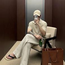 Loro Piana 26FW Savan桑蚕丝毛衣短袖Polo衫 ●正品11700购入开发 ●亚麻蚕丝混纺毛料 ●采用 Loro Piana 26FW Savan桑蚕丝毛衣短袖Polo衫 ●正品11700购入开发 ●亚麻蚕丝混纺毛料 ●采用