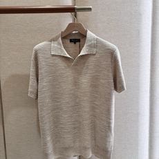 Loro Piana 26FW Savan桑蚕丝毛衣短袖Polo衫 ●正品11700购入开发 ●亚麻蚕丝混纺毛料 ●采用 Loro Piana 26FW Savan桑蚕丝毛衣短袖Polo衫 ●正品11700购入开发 ●亚麻蚕丝混纺毛料 ●采用
