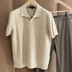 Loro Piana 26FW Savan桑蚕丝毛衣短袖Polo衫 ●正品11700购入开发 ●亚麻蚕丝混纺毛料 ●采用 Loro Piana 26FW Savan桑蚕丝毛衣短袖Polo衫 ●正品11700购入开发 ●亚麻蚕丝混纺毛料 ●采用