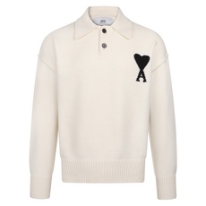 Ami Paris 26FW羊毛爱心Logo标识毛衣Polo衫 ●正品4900购入开发 ●超级羊驼毛混纺纱线 ●采用进口 Ami Paris 26FW羊毛爱心Logo标识毛衣Polo衫 ●正品4900购入开发 ●超级羊驼毛混纺纱线 ●采用进口