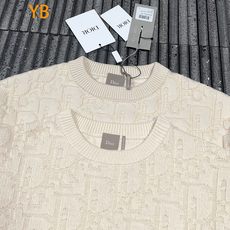 DIOR 26FW棉质混纺提花LOGO标识针织衫 ●正品17500购入开发 ●40支双股精疏棉混纺纱线 ●采用日本进口( DIOR 26FW棉质混纺提花LOGO标识针织衫 ●正品17500购入开发 ●40支双股精疏棉混纺纱线 ●采用日本进口(