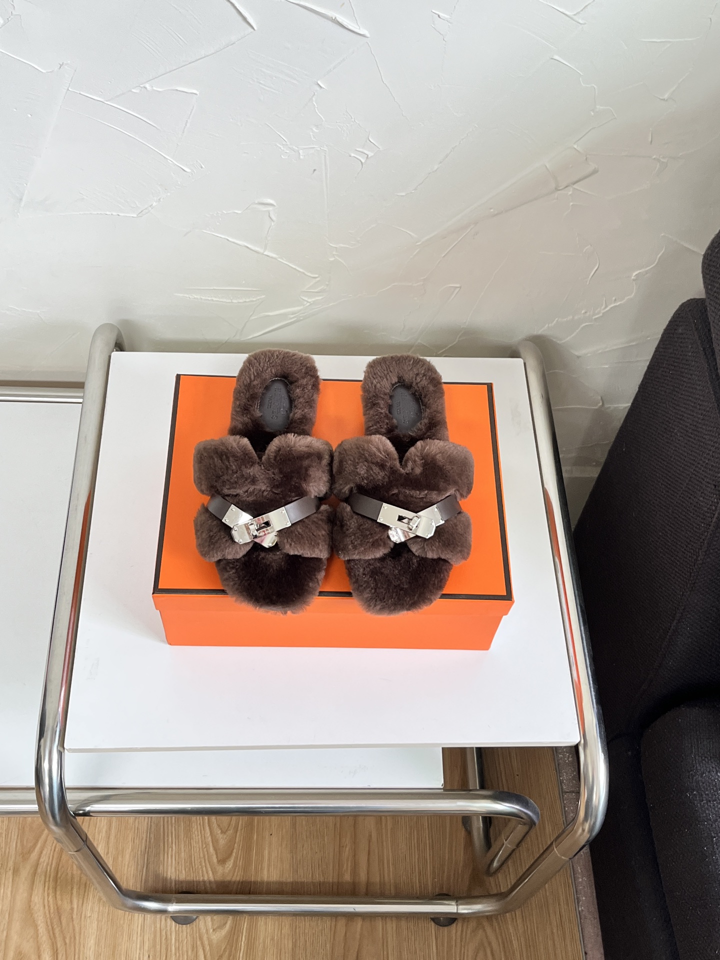 NO:562420,Hermes, fur shoes and slippers, hermes, slippers19860909爱马仕,毛毛鞋拖鞋,hermes,slippers,Women's Shoes