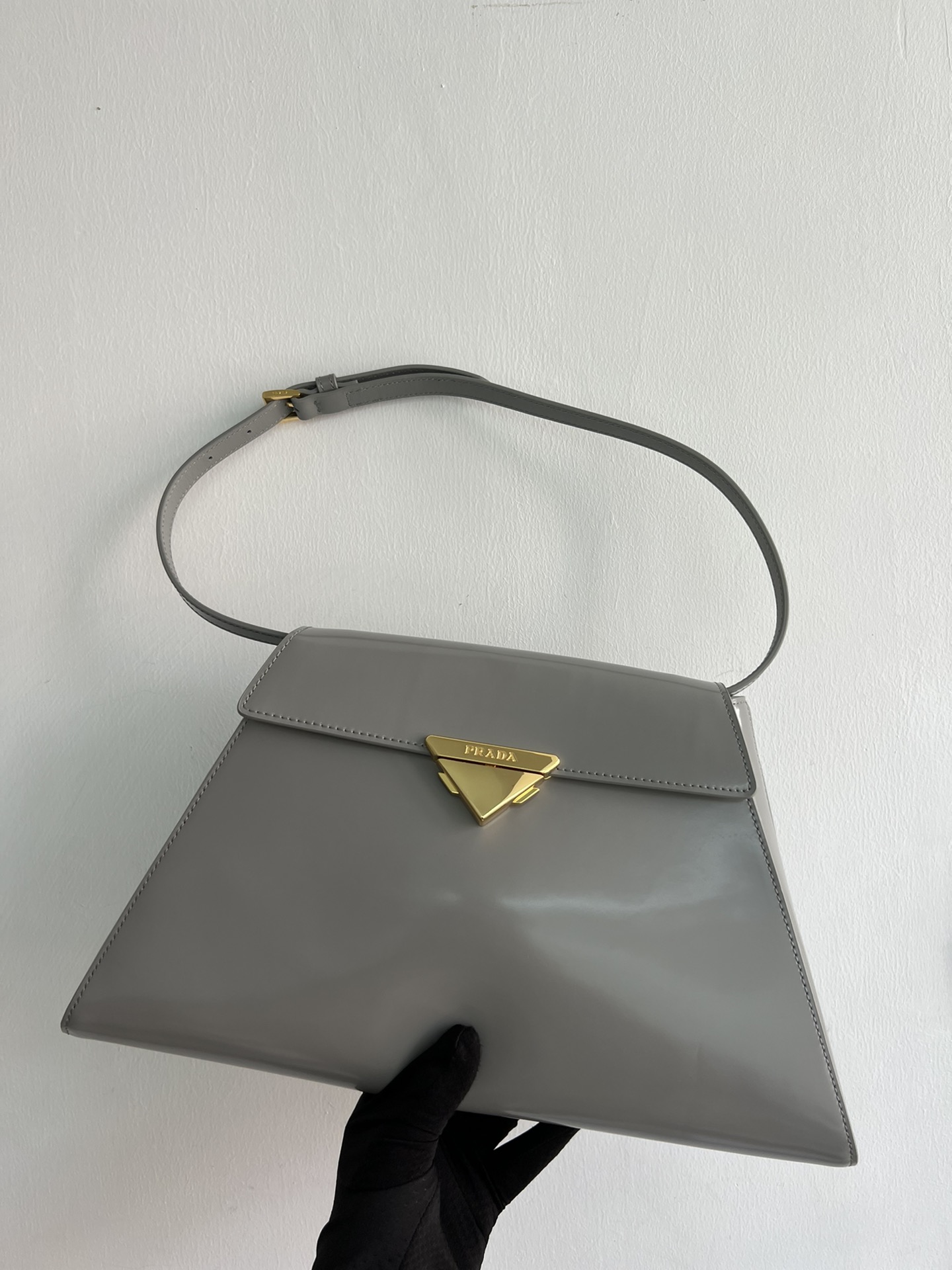 Prada Original factory catwalk style triangle style