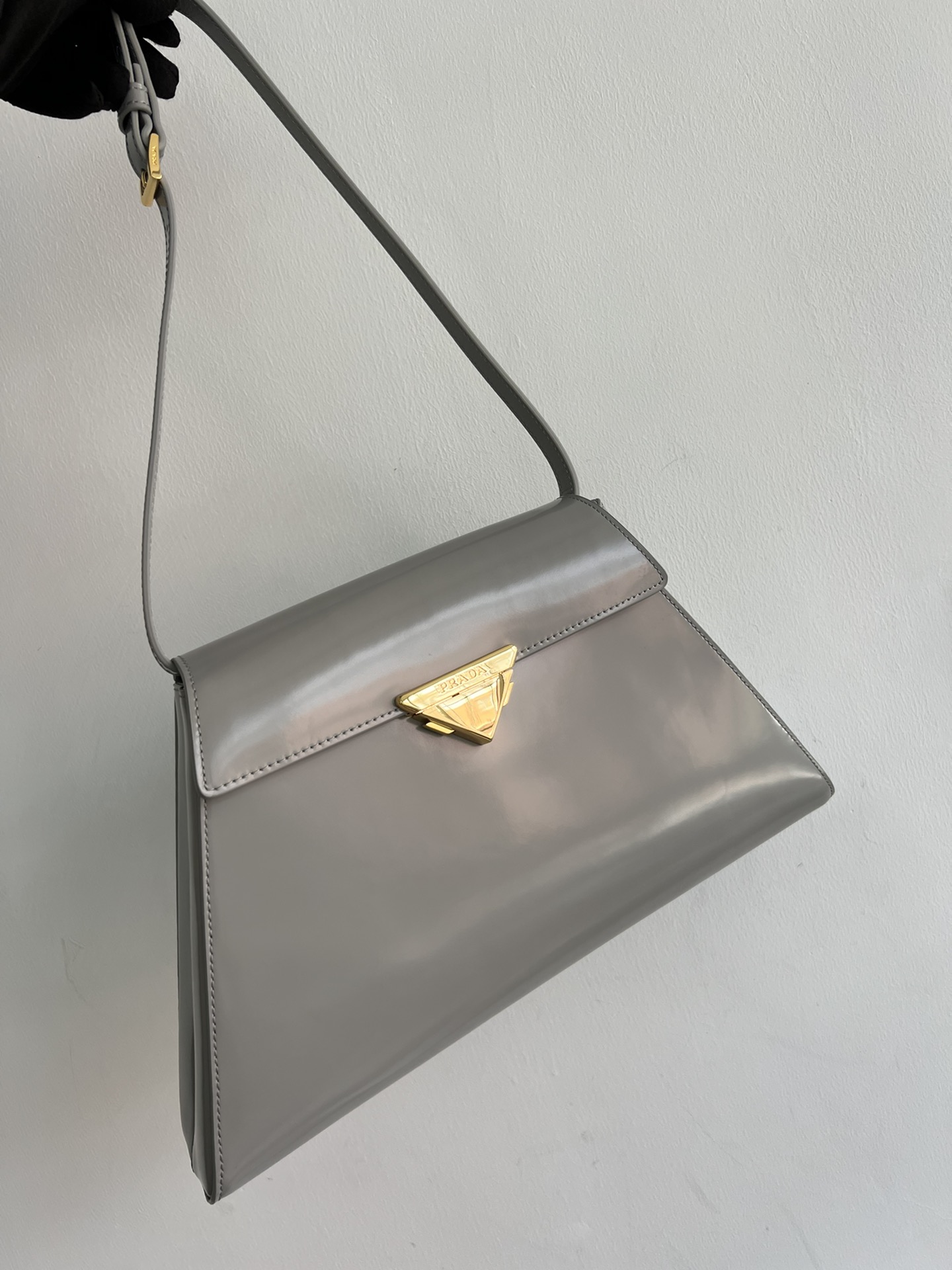 Prada Original factory catwalk style triangle style