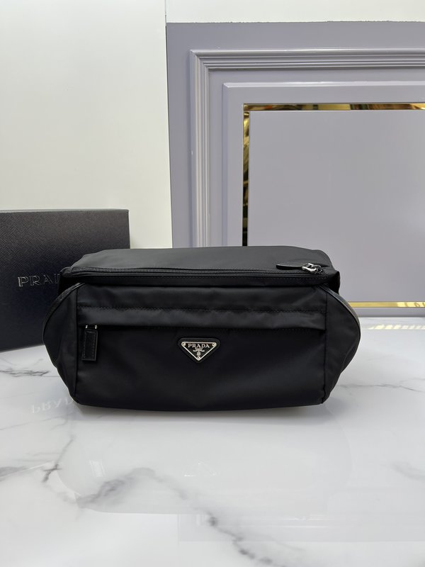 Prada Crossbody & Shoulder Bags Nylon Saffiano Leather