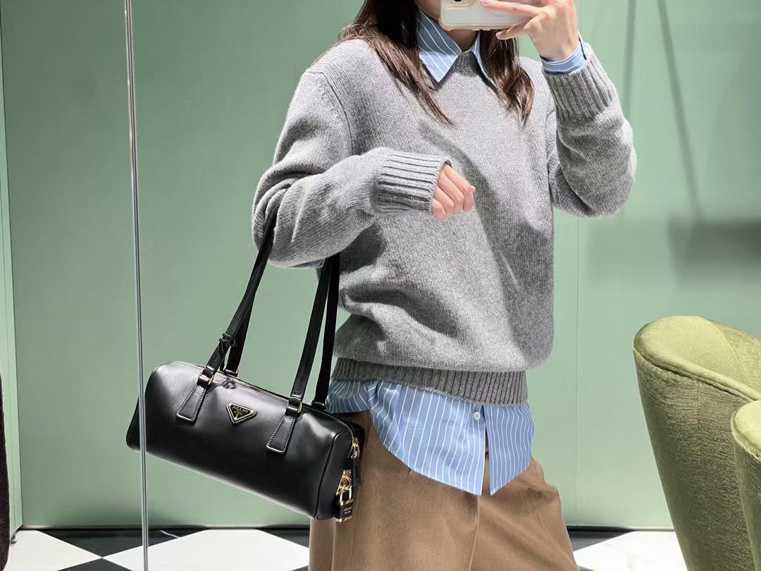 Prada black upper body figure