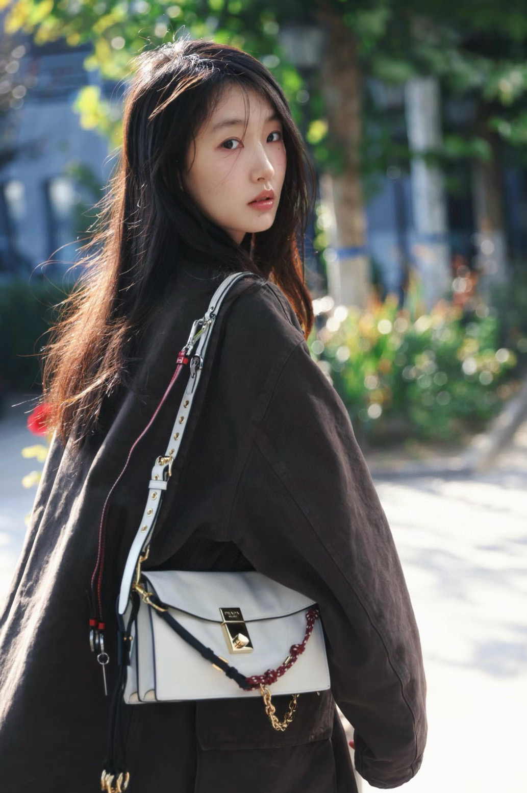 Prada Zhou Yiran and Soft Sound handbag
