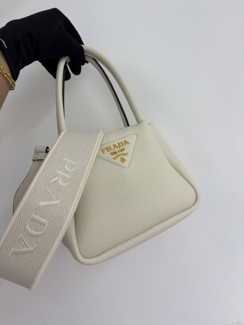 Prada 1BA362 Mini Leather Handbag with Detachable Shoulder Strap 1 Prada 1BA362 Mini Leather Handbag with Detachable Shoulder Strap