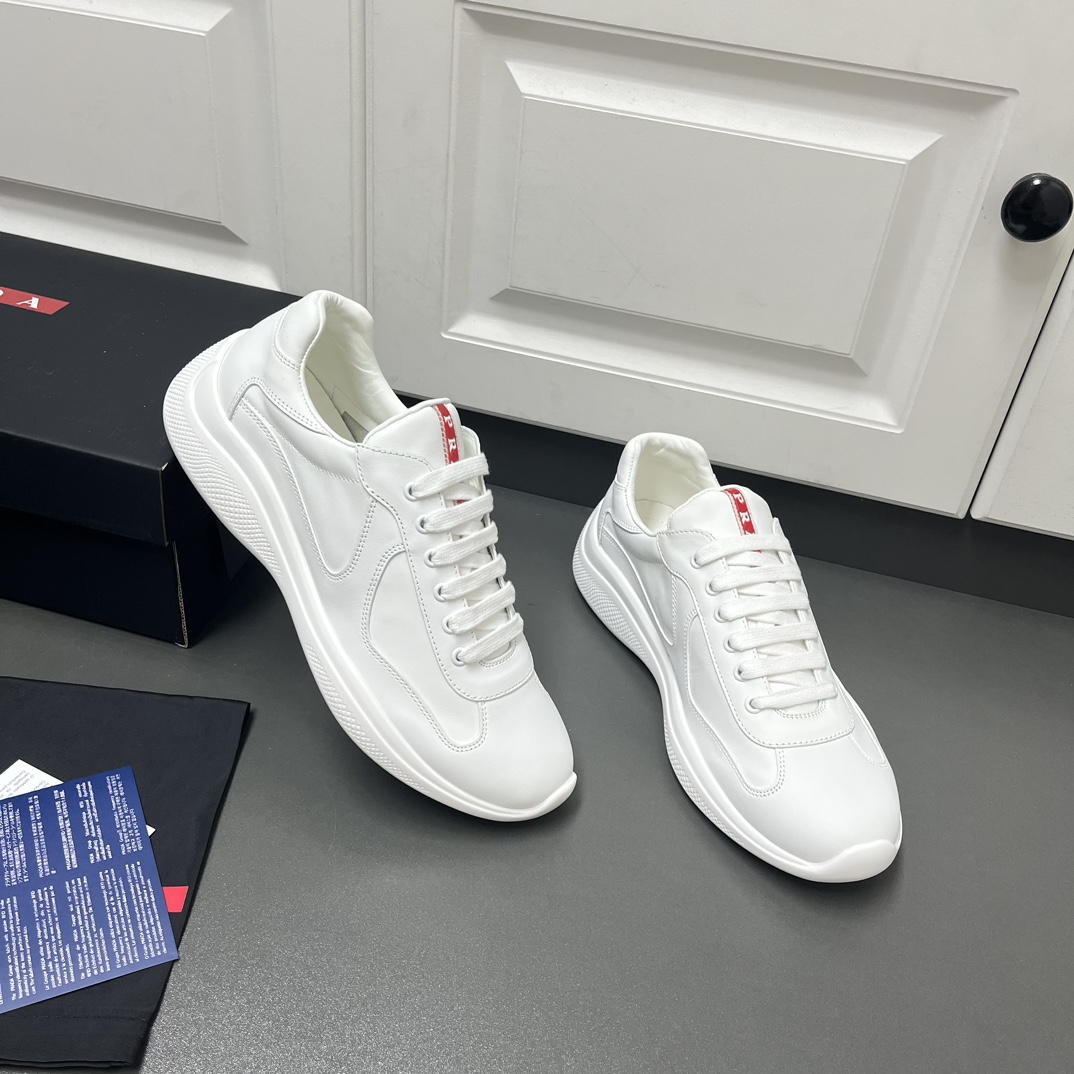 Prada America's Cup Leather & Bike Fabric Sneakers - Iconic Style & Comfort 5 i1728177642 3628 4