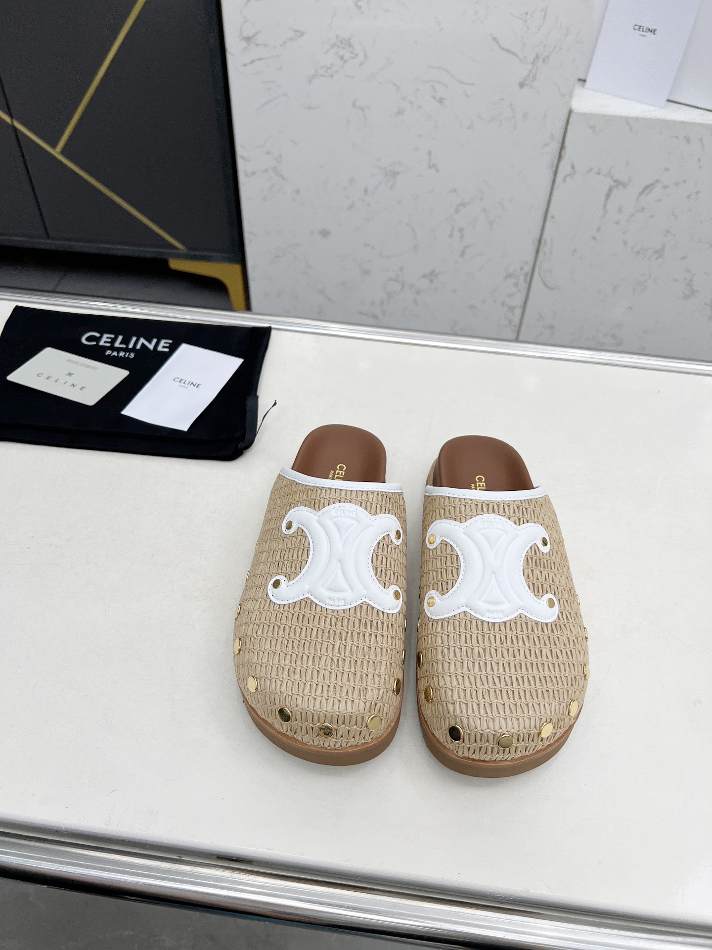 Celine 25SS Espadrille Rivet Birkenstock Sandals - Effortless French Style 4 i1743696381010 2948 0 2