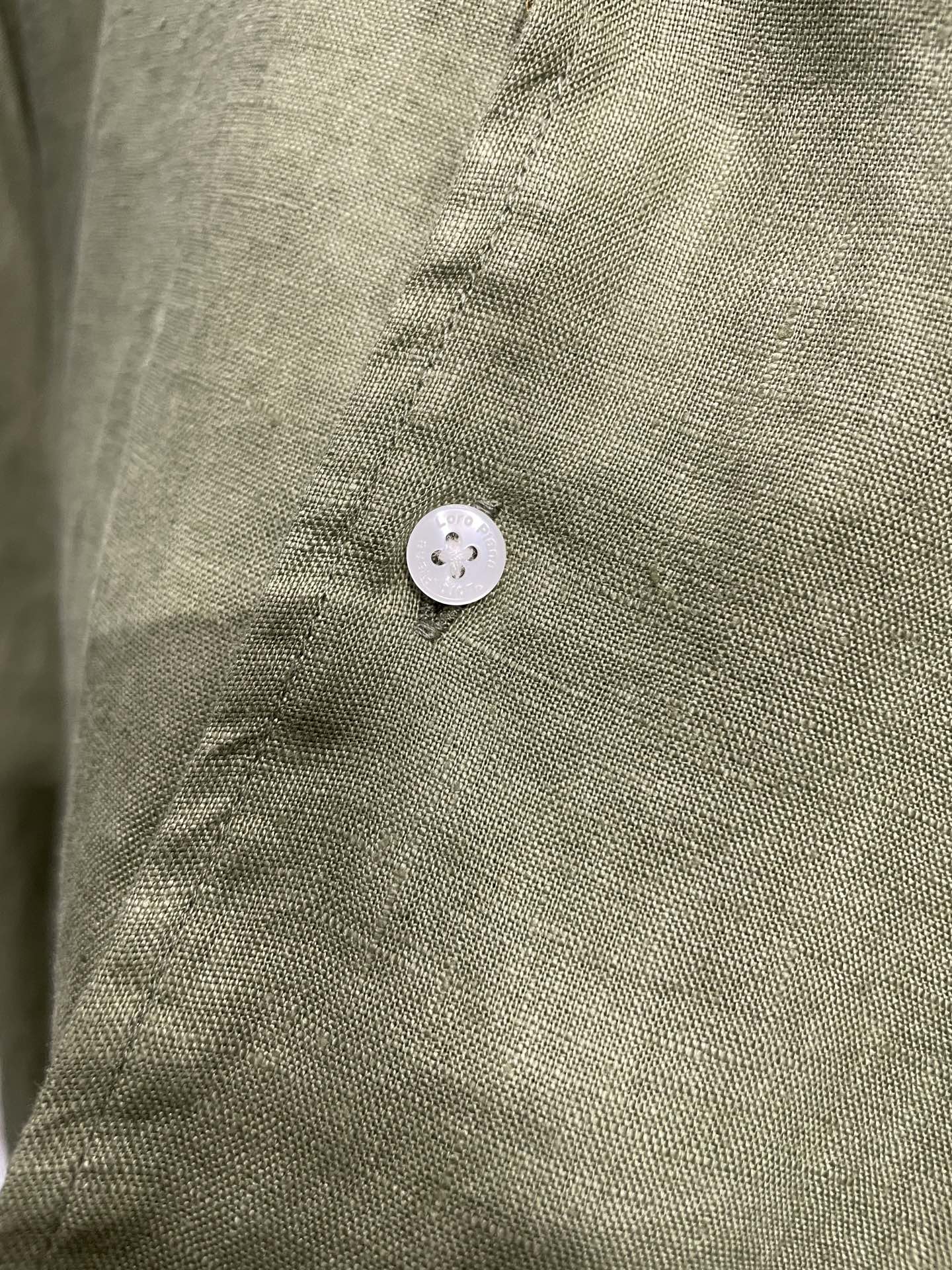 。🔅LSS春夏新款进口亚麻面料纯色翻领衬衣，男士简约logo刺绣标识商务休闲百搭长袖衬衫！贸易公司渠道稀