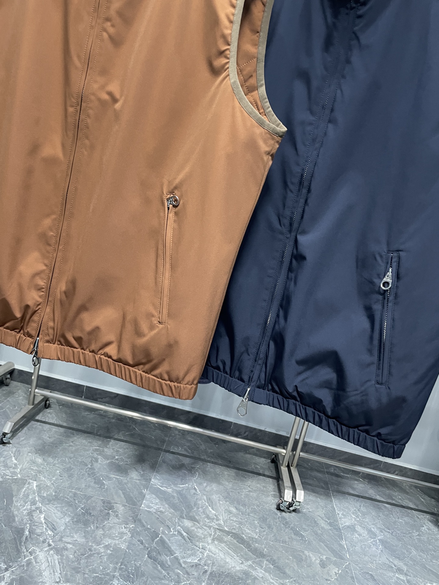 lP🆕75FW秋冬新款时尚立领拉链夹棉马甲，男士经典菱形绗缝双面穿无袖棉服外套！贸易公司渠道稀出，同步官