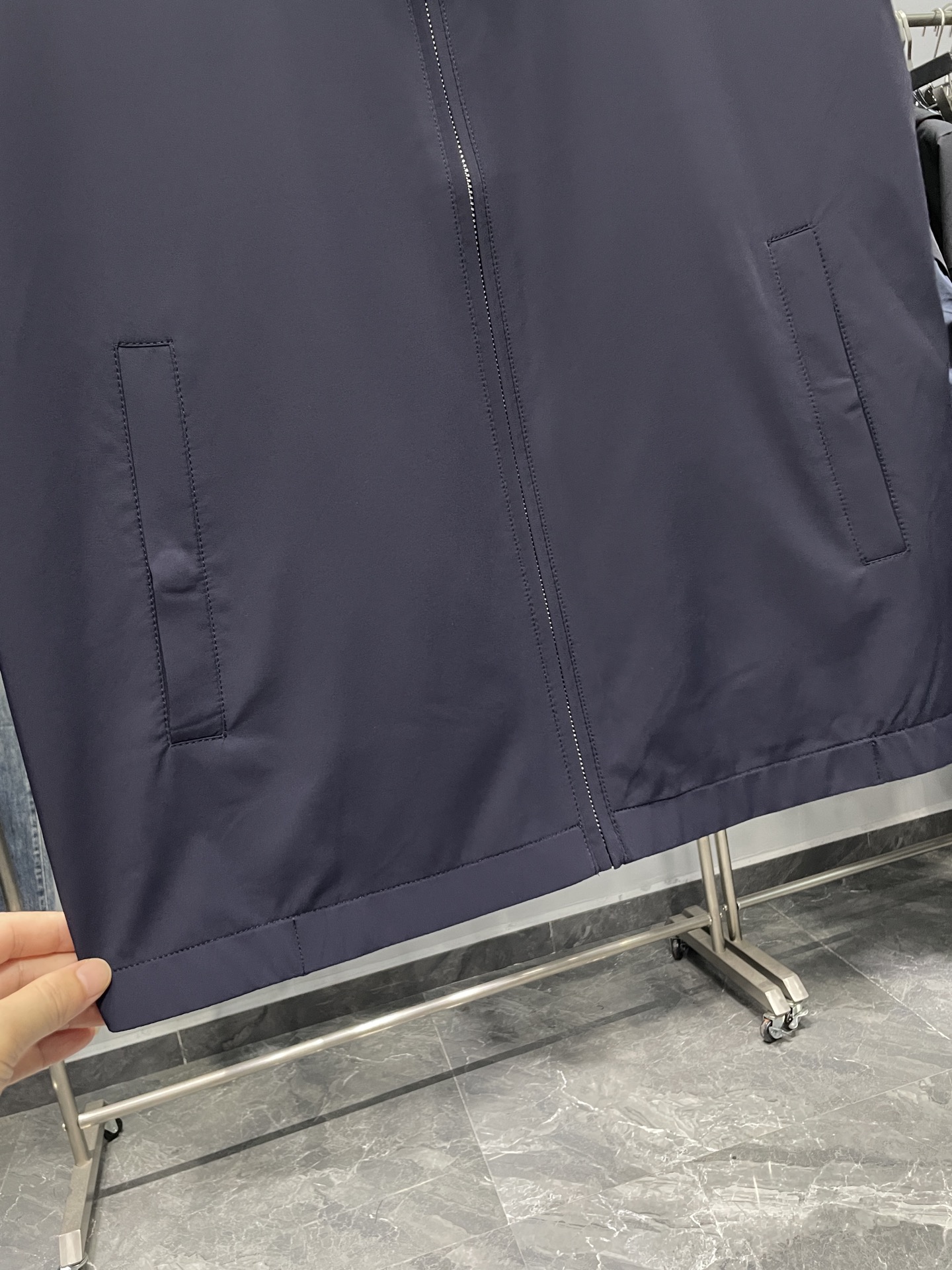 藏青色细节图～