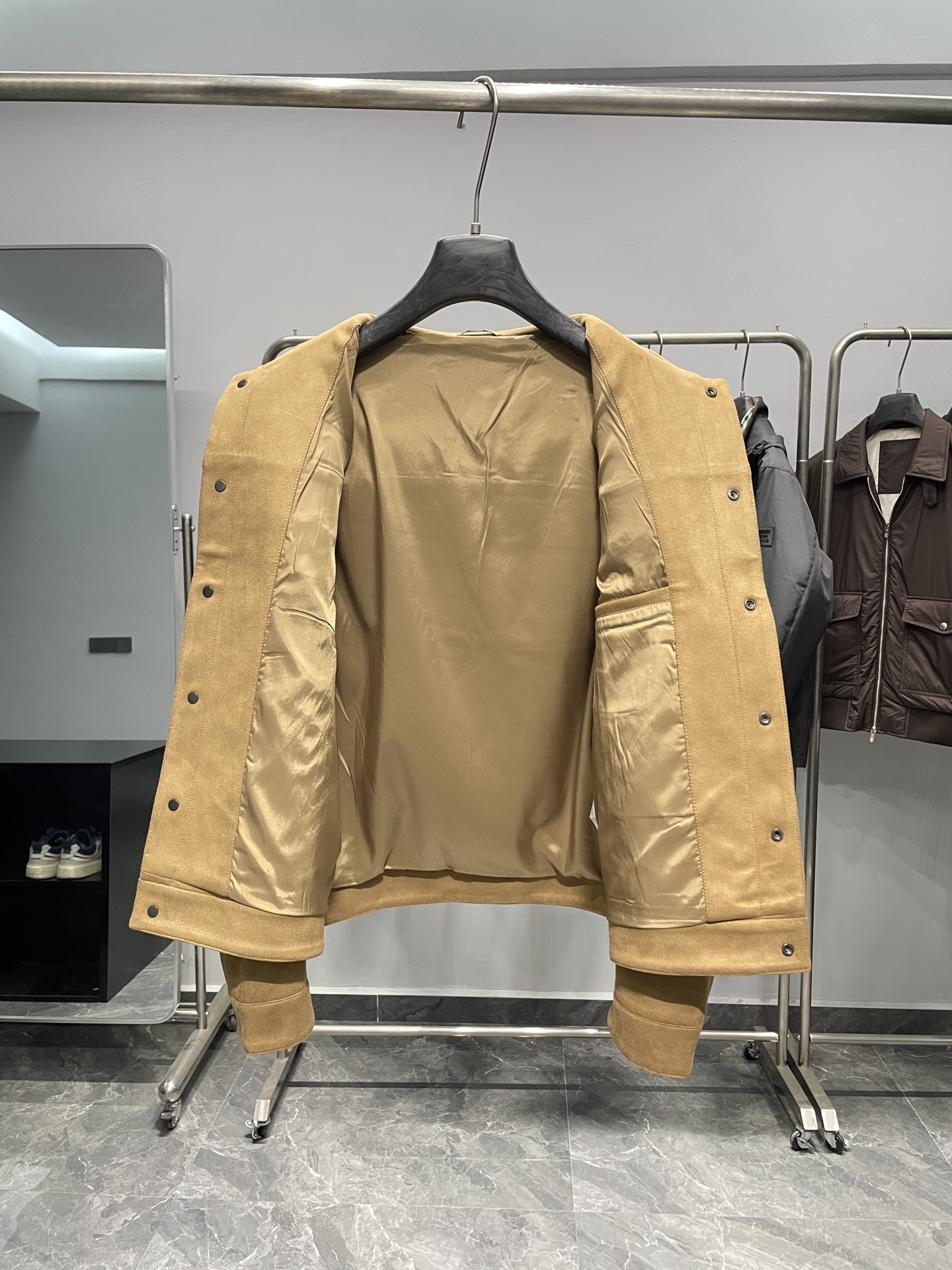 卡其色细节图～