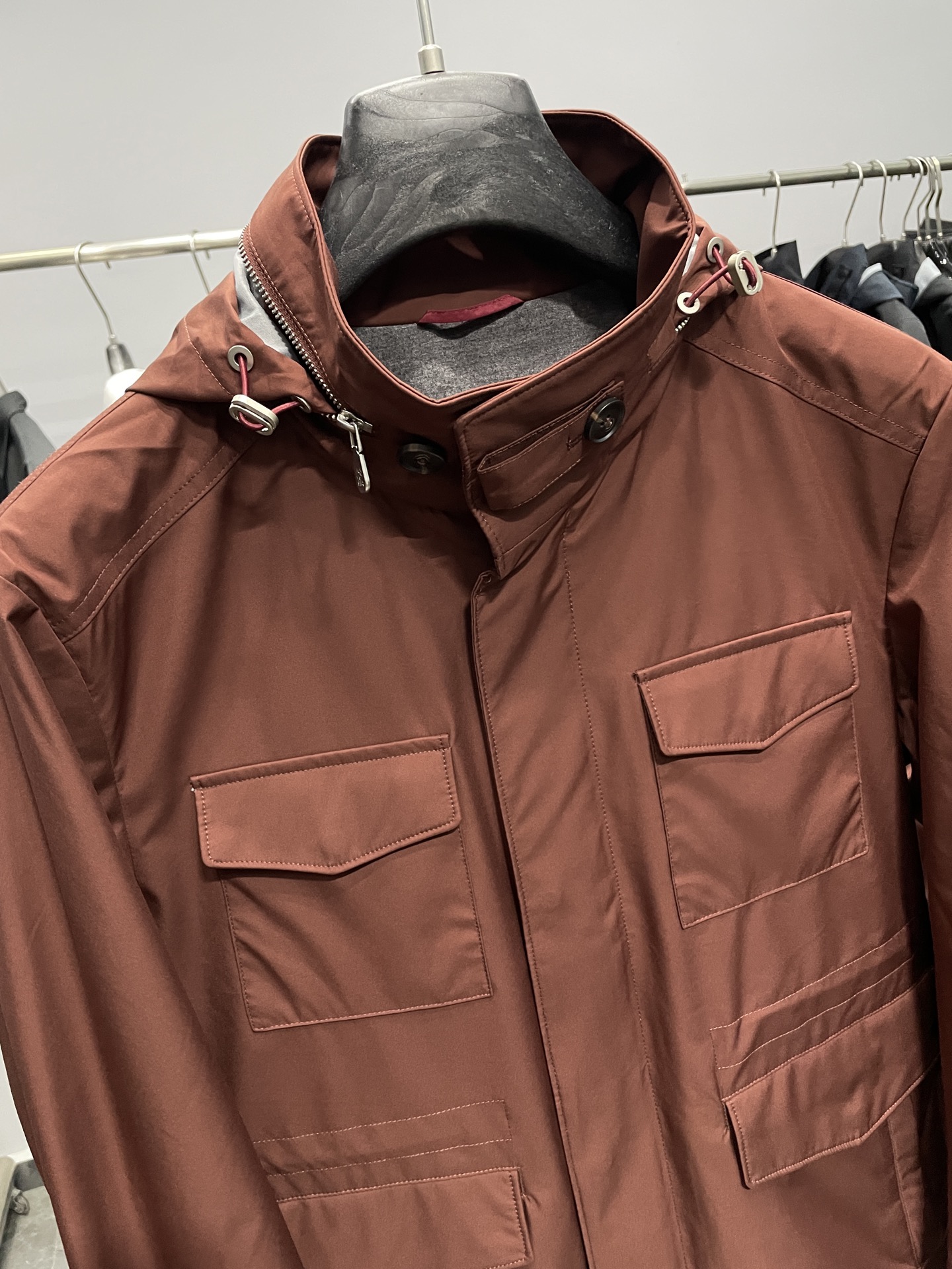 砖红色细节图～