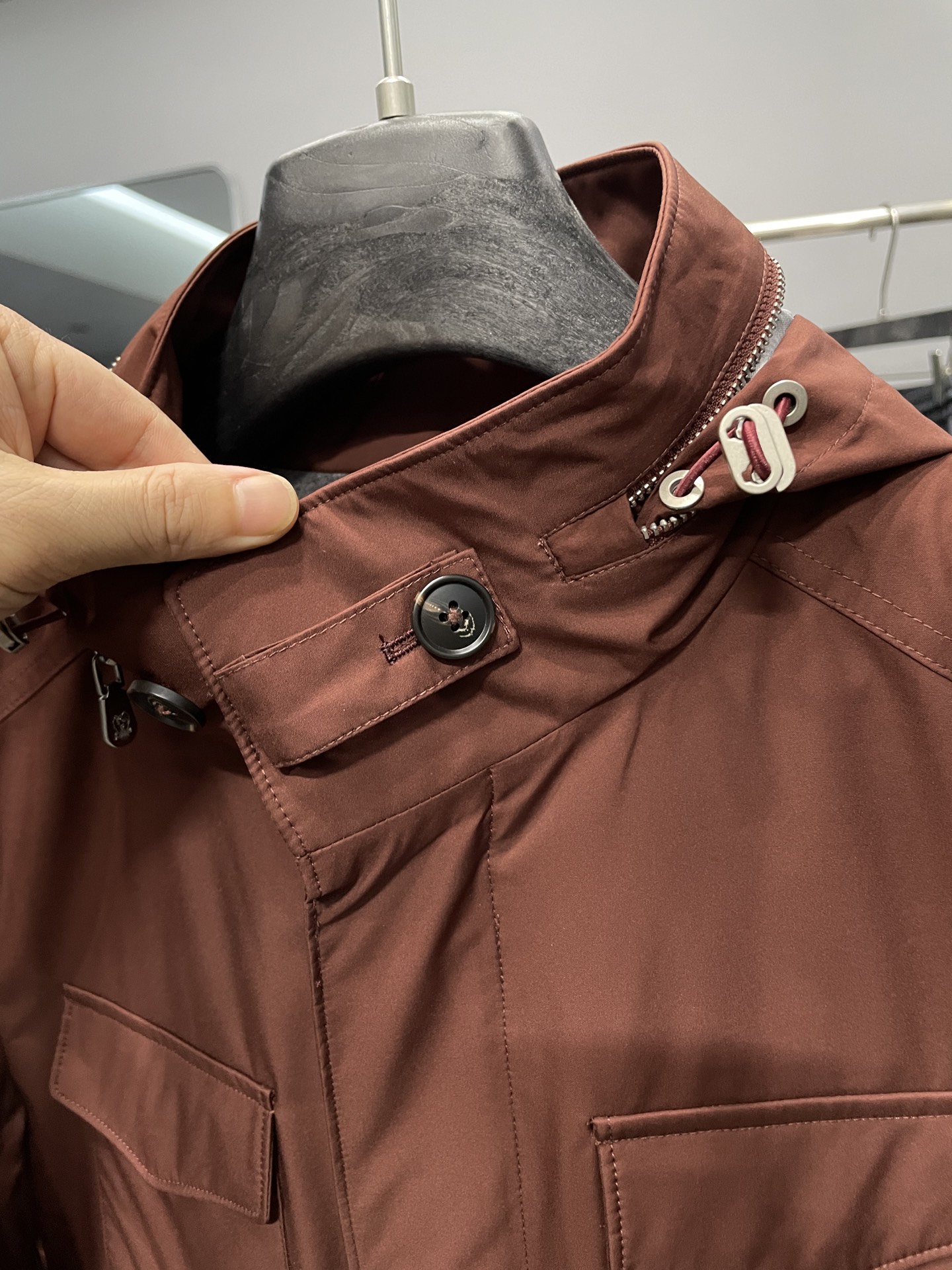 砖红色细节图～