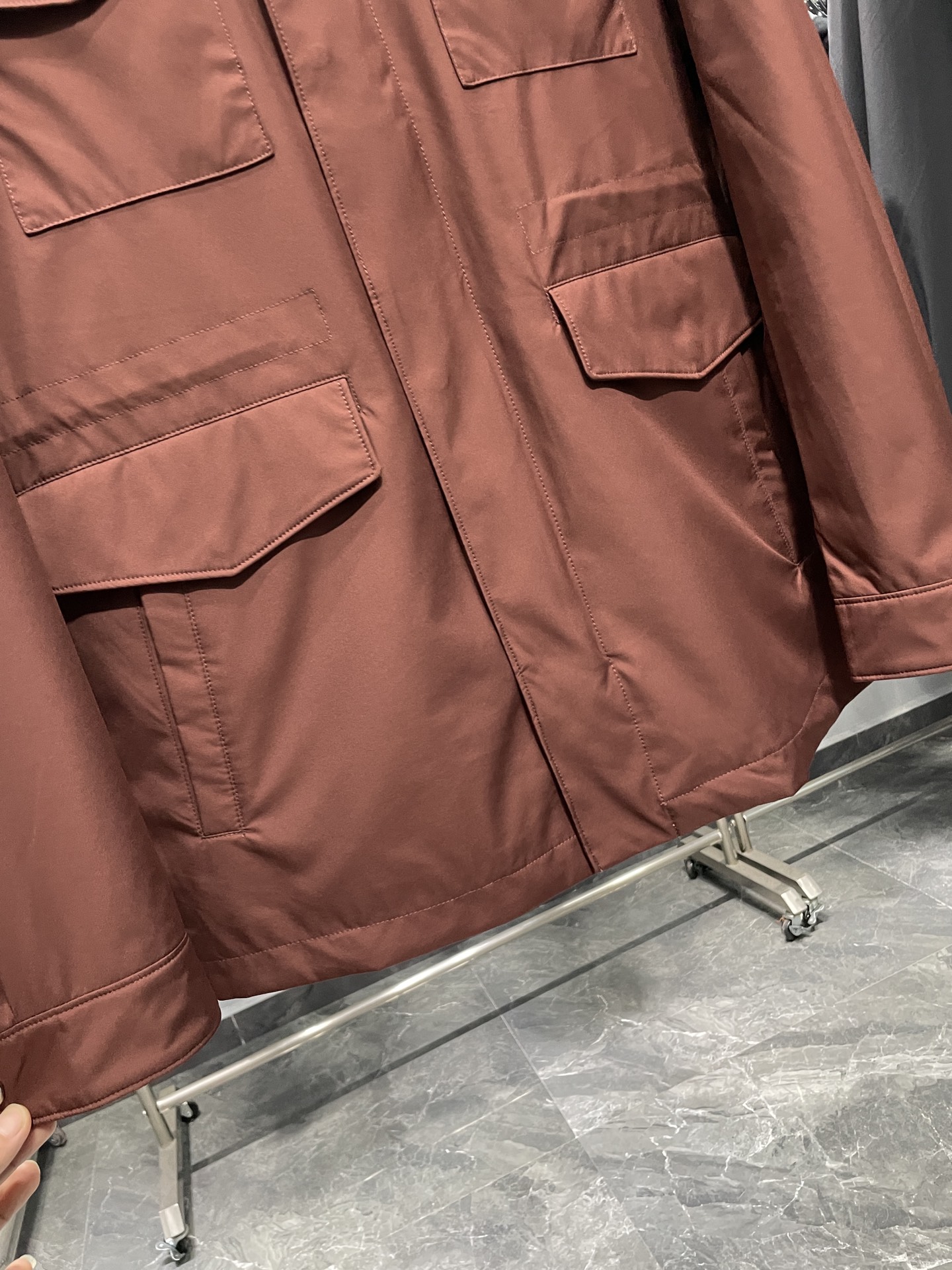 砖红色细节图～