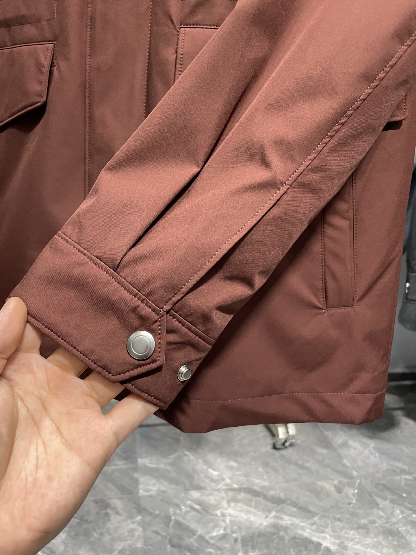 砖红色细节图～