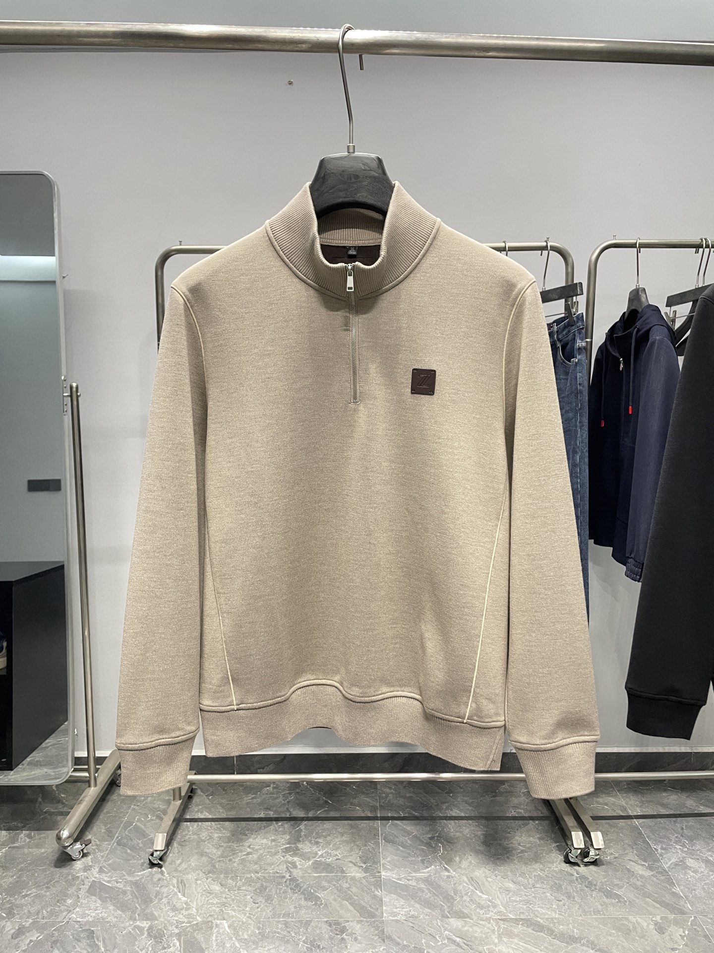 Men's Wool Blend Half-Zip Pullover Sweater - Stylish & Comfortable 9 i1757551835938 182 0 7