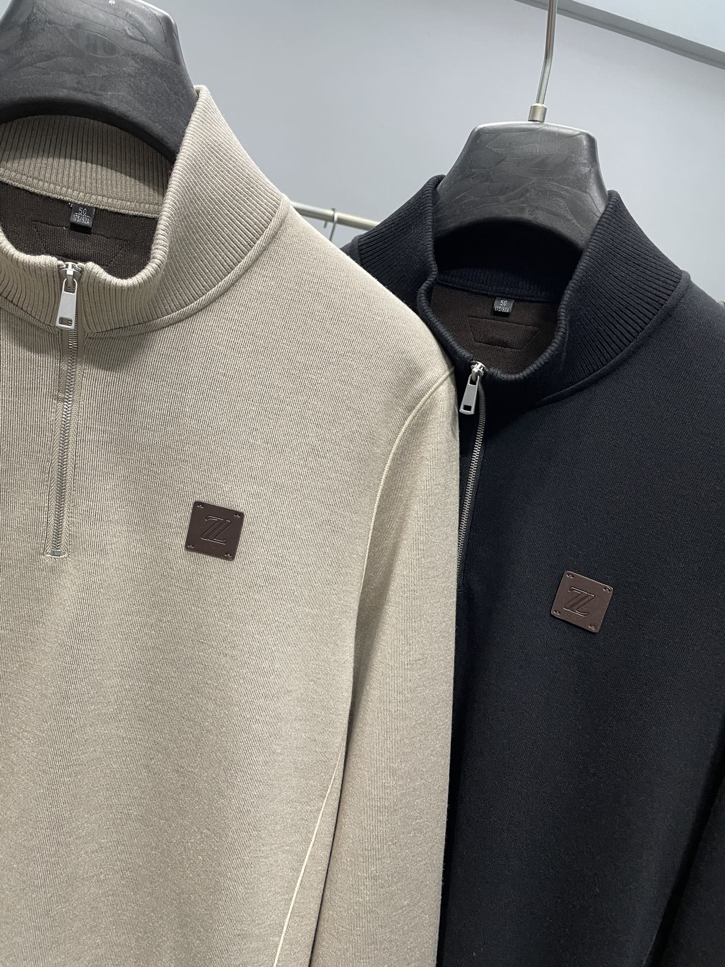 Men's Wool Blend Half-Zip Pullover Sweater - Stylish & Comfortable 6 i1757551837821 5050 0 4