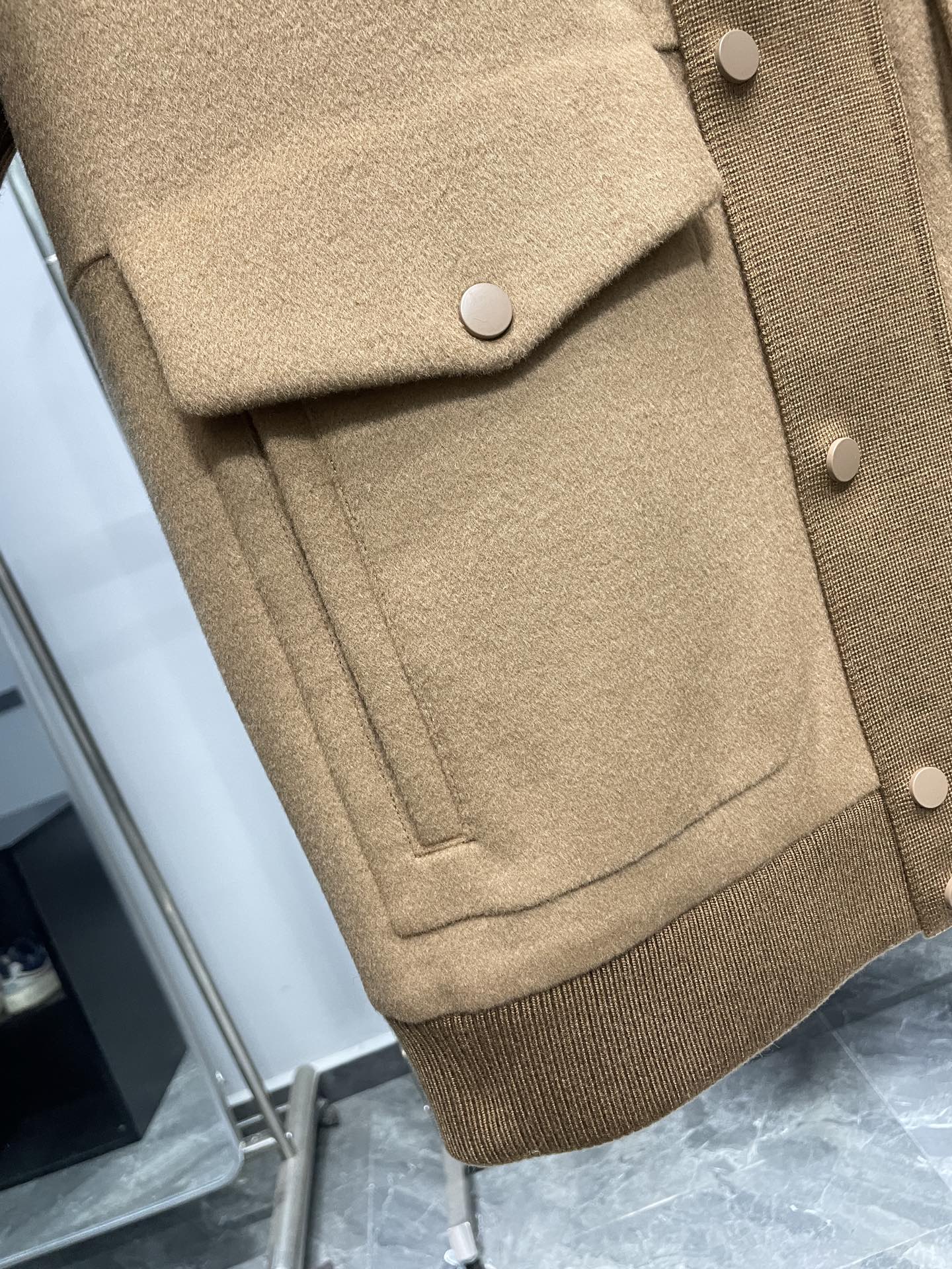 卡其色细节图～