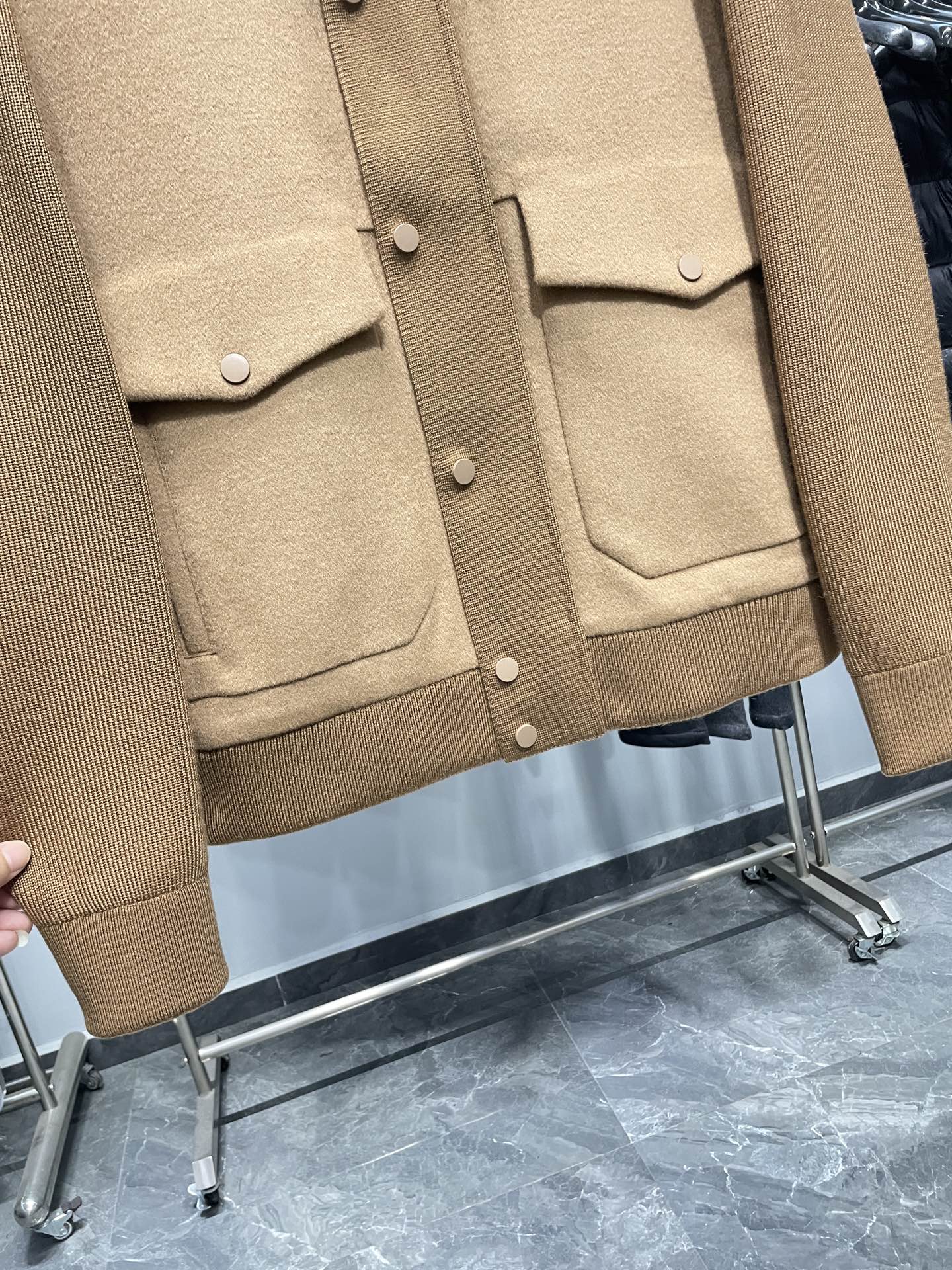 卡其色细节图～