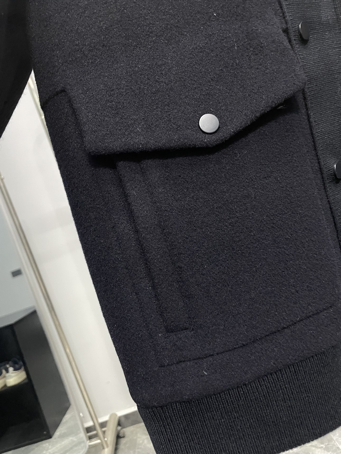 深藏青色细节图～