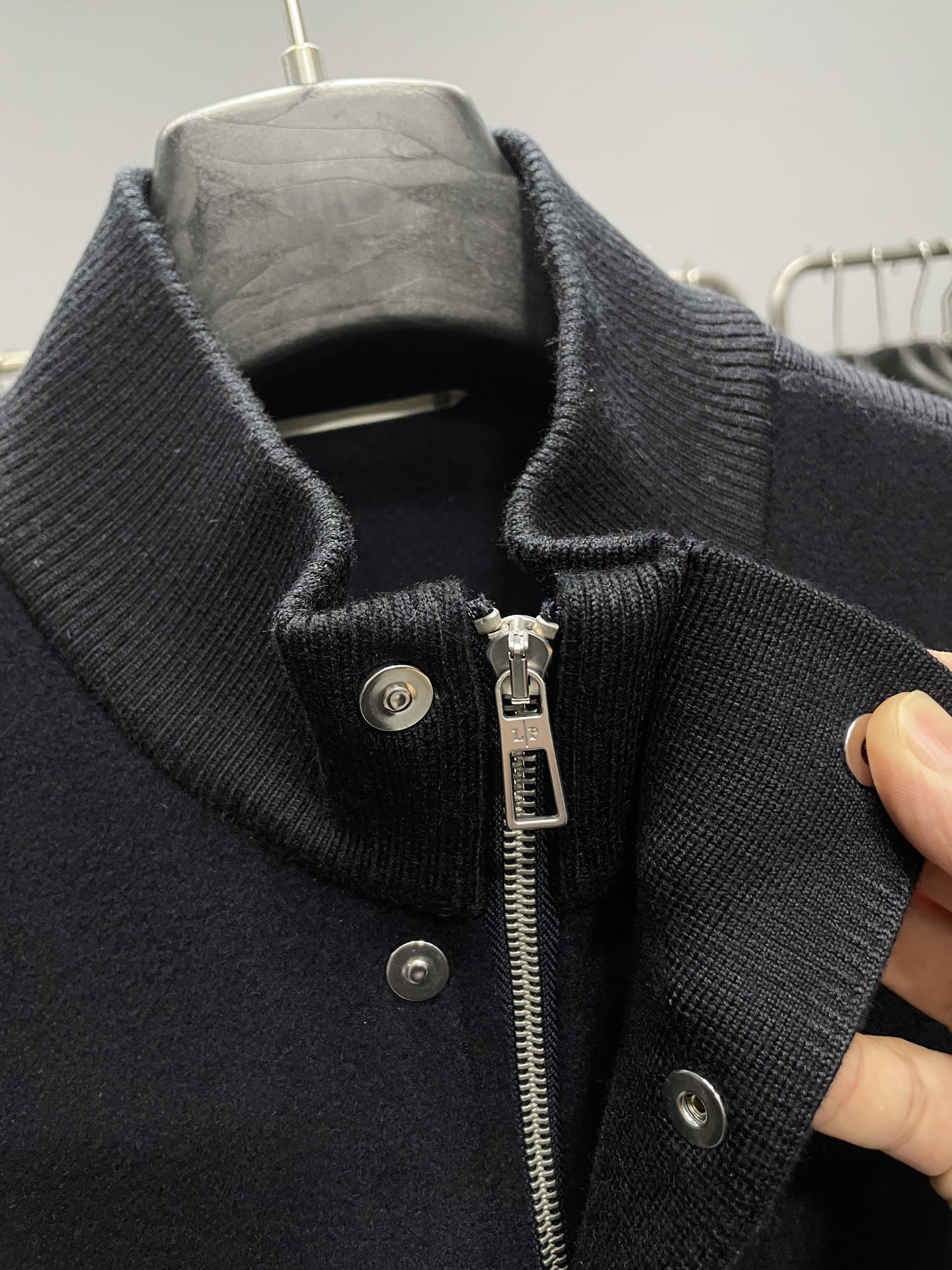 深藏青色细节图～