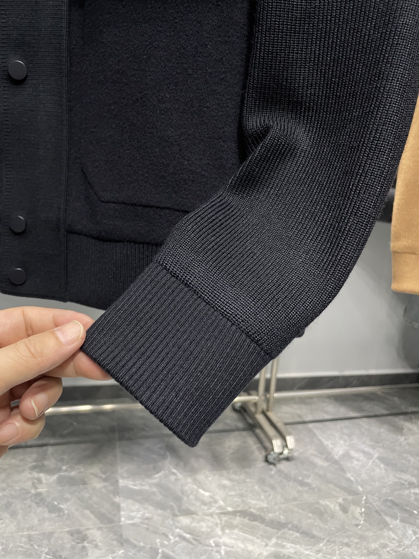 深藏青色细节图～