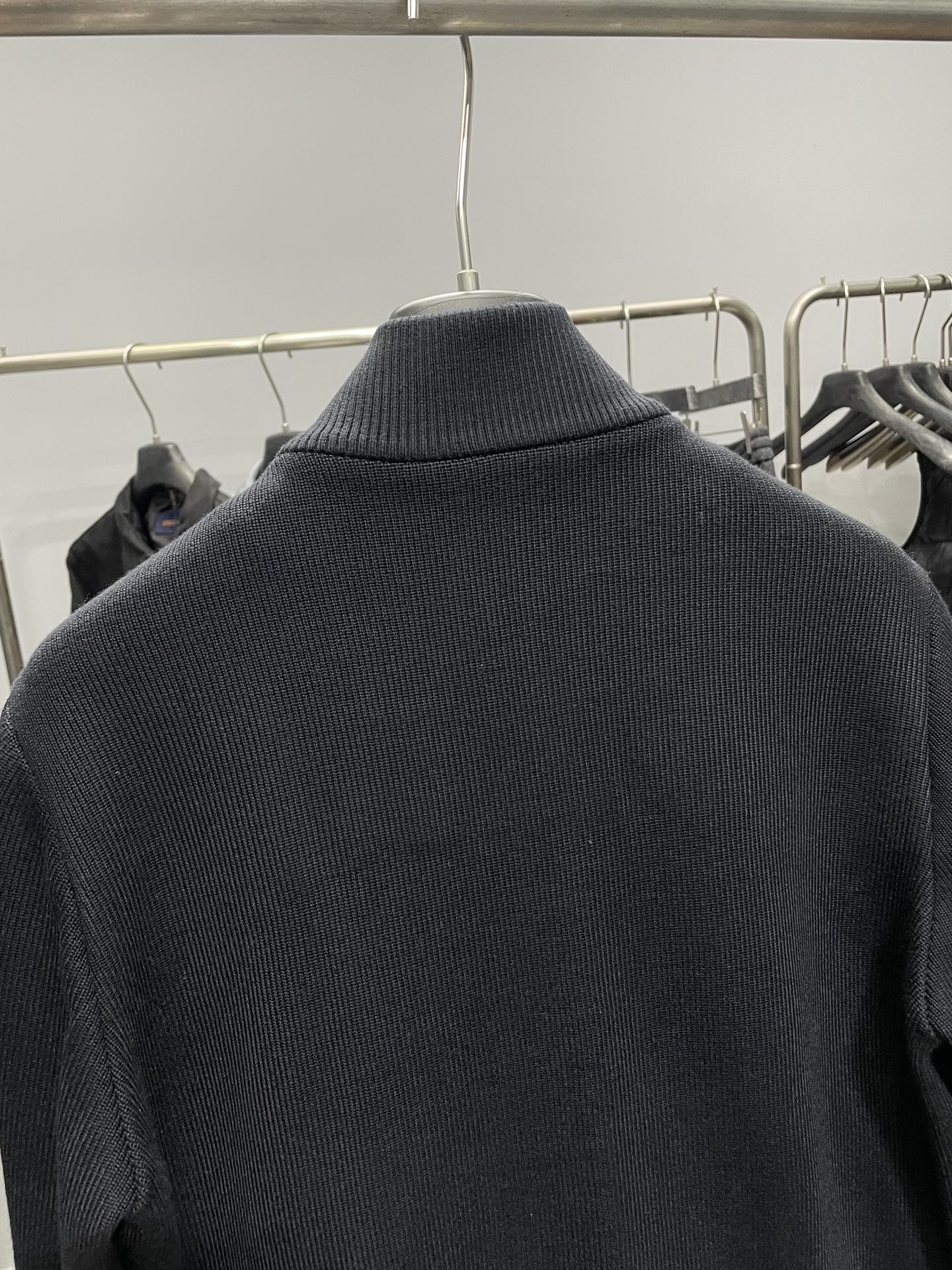 深藏青色细节图～