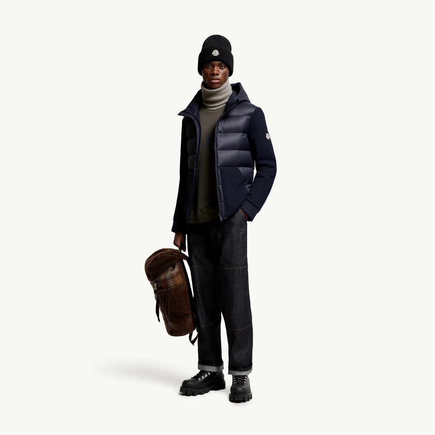 羽绒服 模特图～