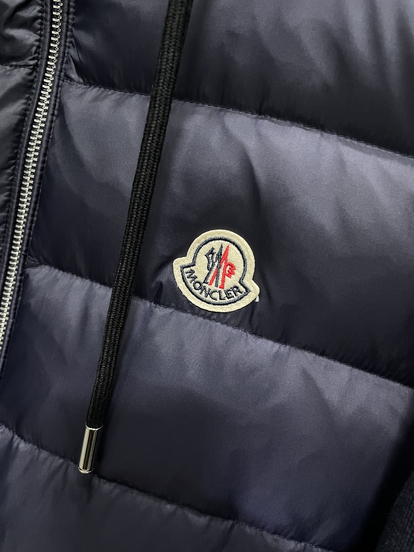 羽绒服 蓝色细节图～