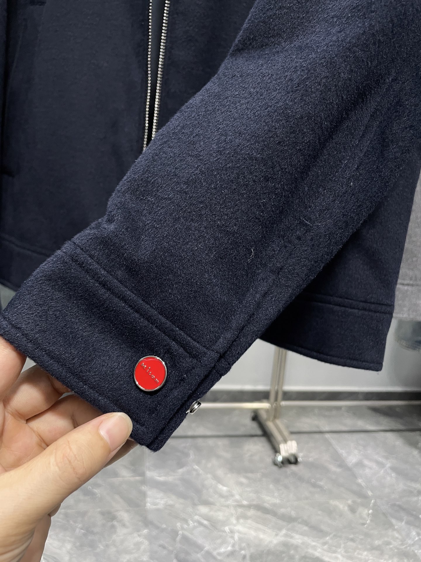 藏青色细节图～