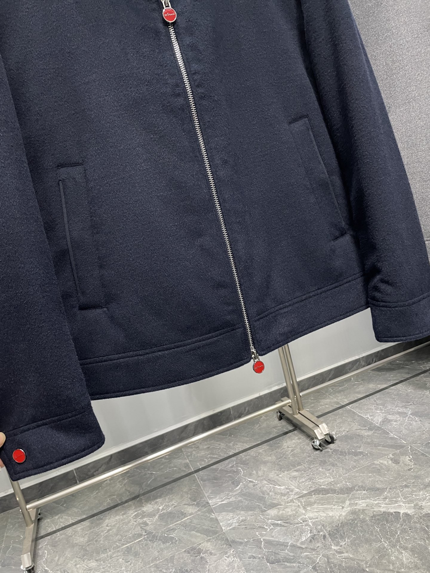 藏青色细节图～