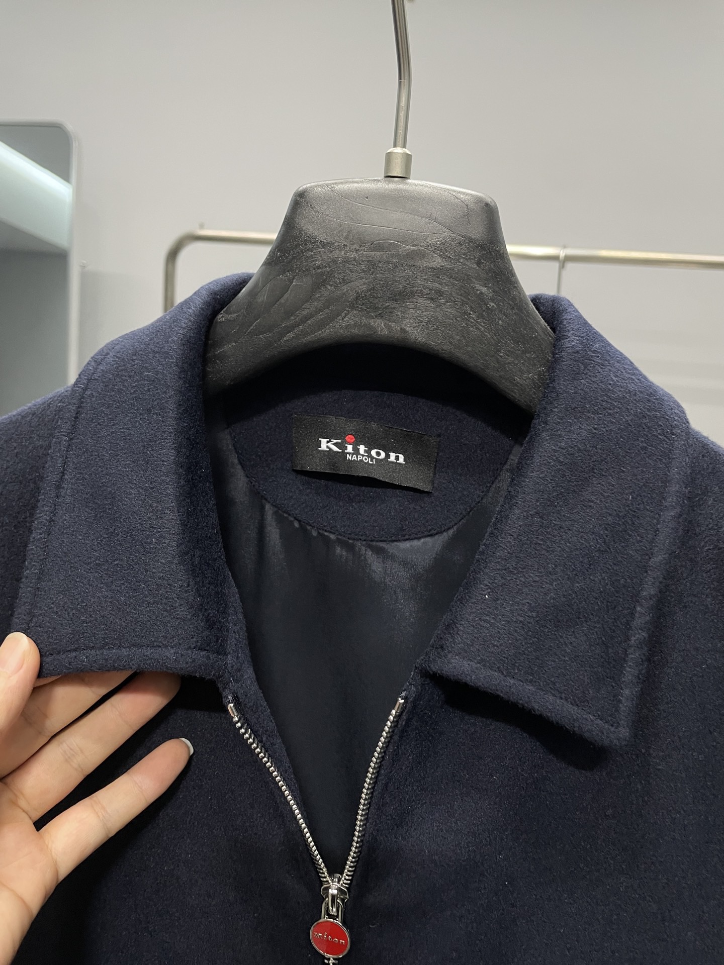 藏青色细节图～