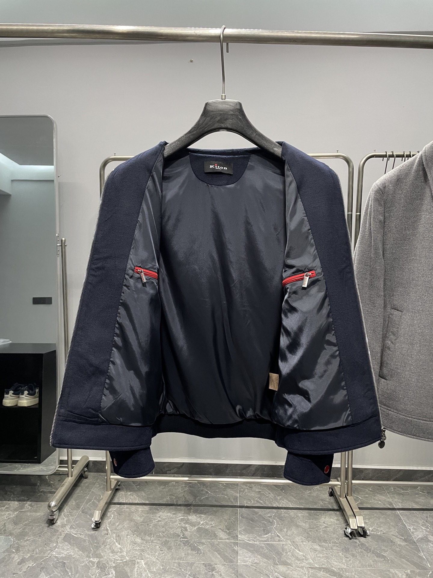 藏青色细节图～