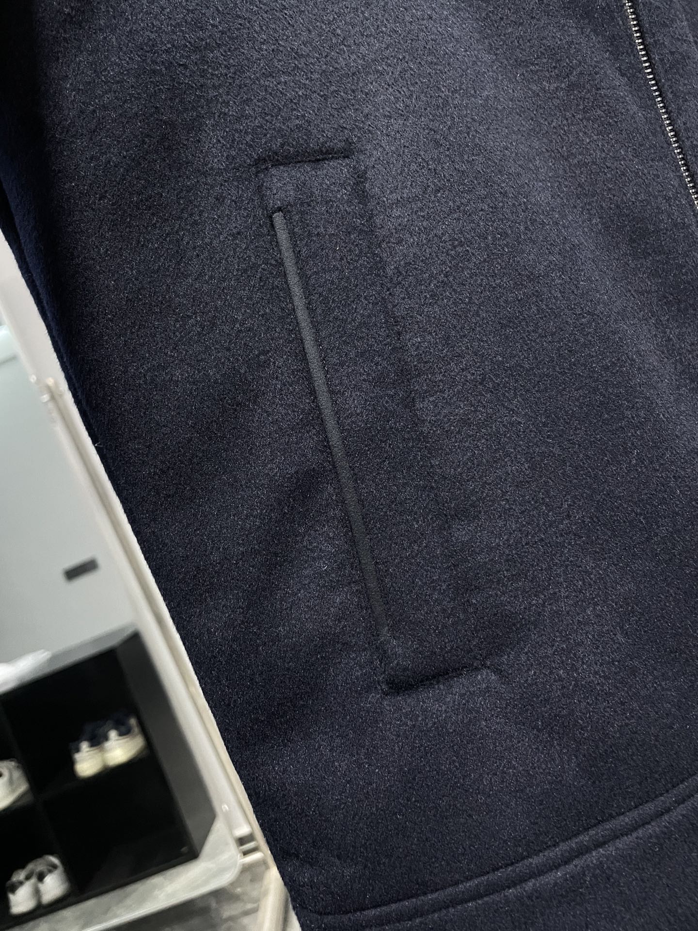 藏青色细节图～