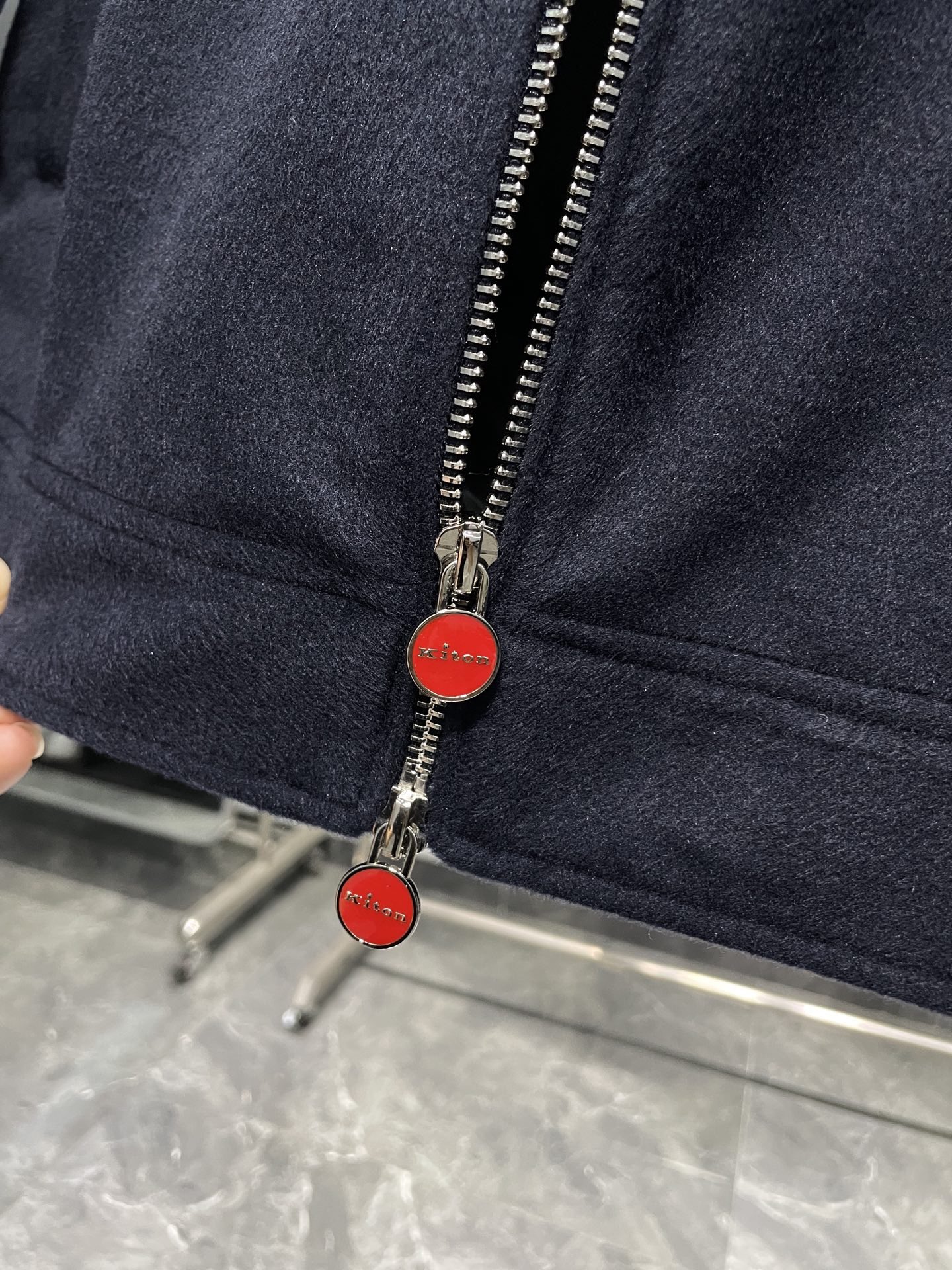 藏青色细节图～