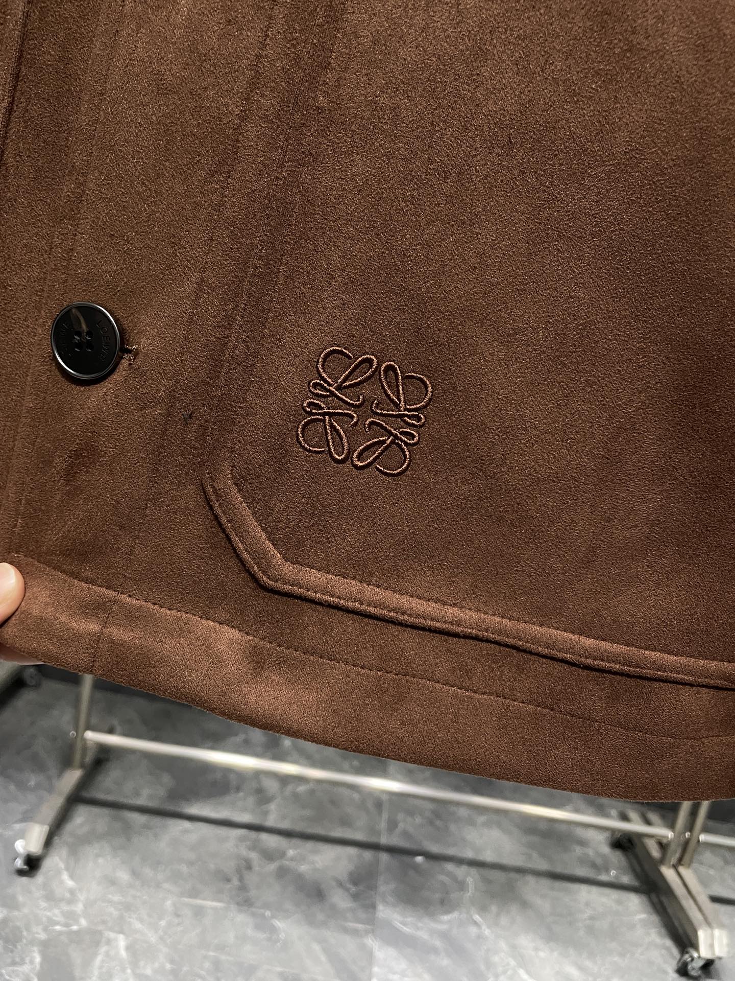 羽绒服 咖色细节图～