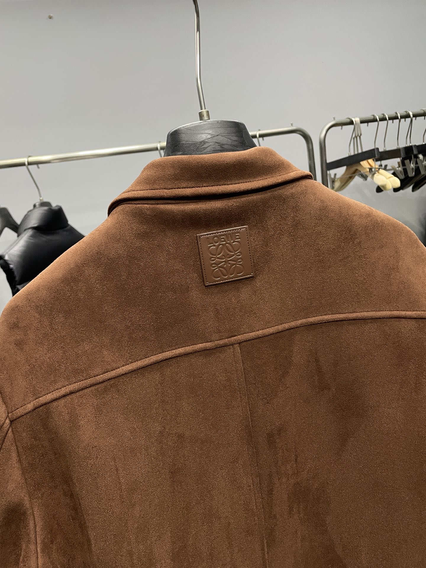 羽绒服 咖色细节图～