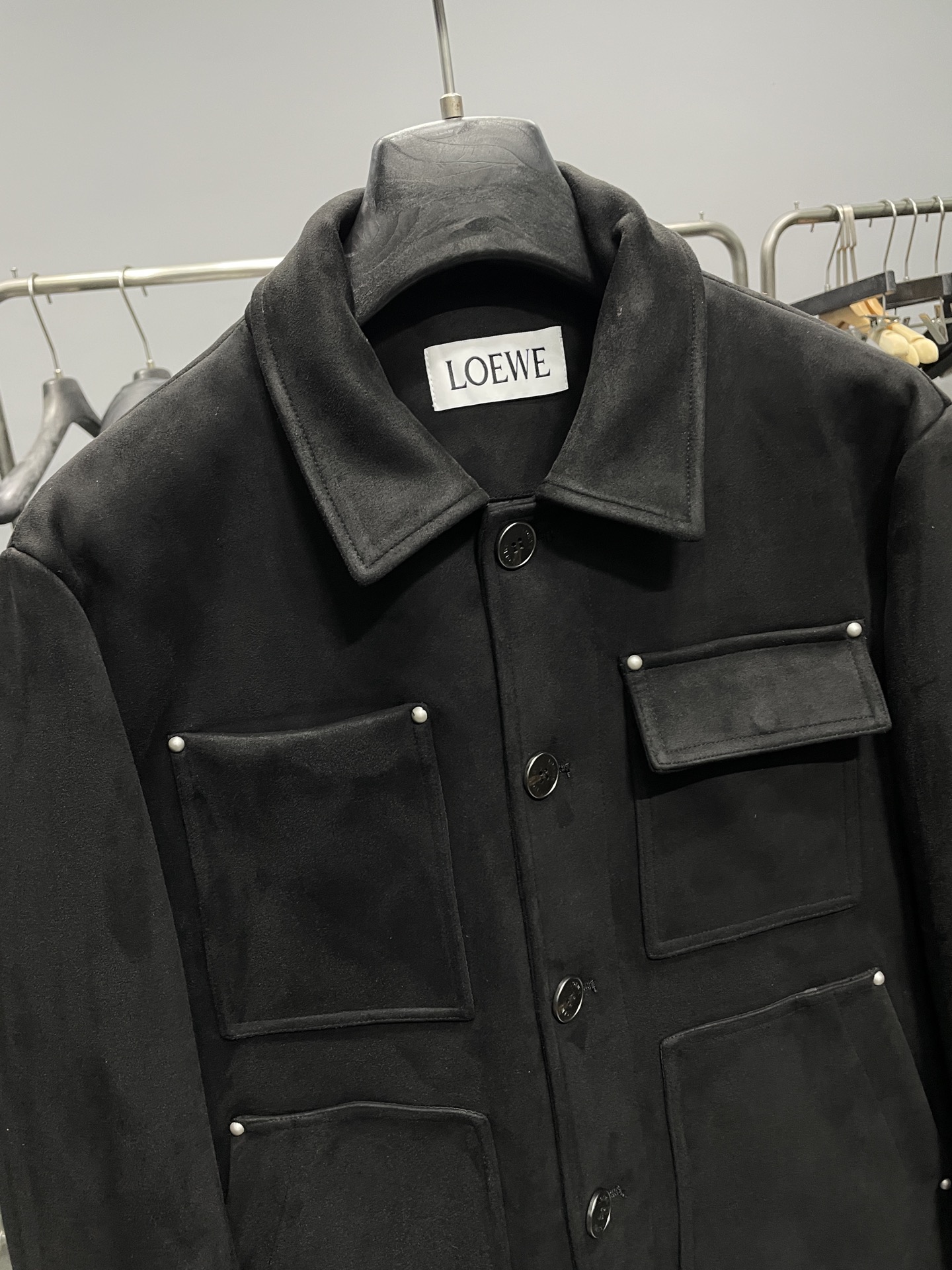 羽绒服 黑色细节图～