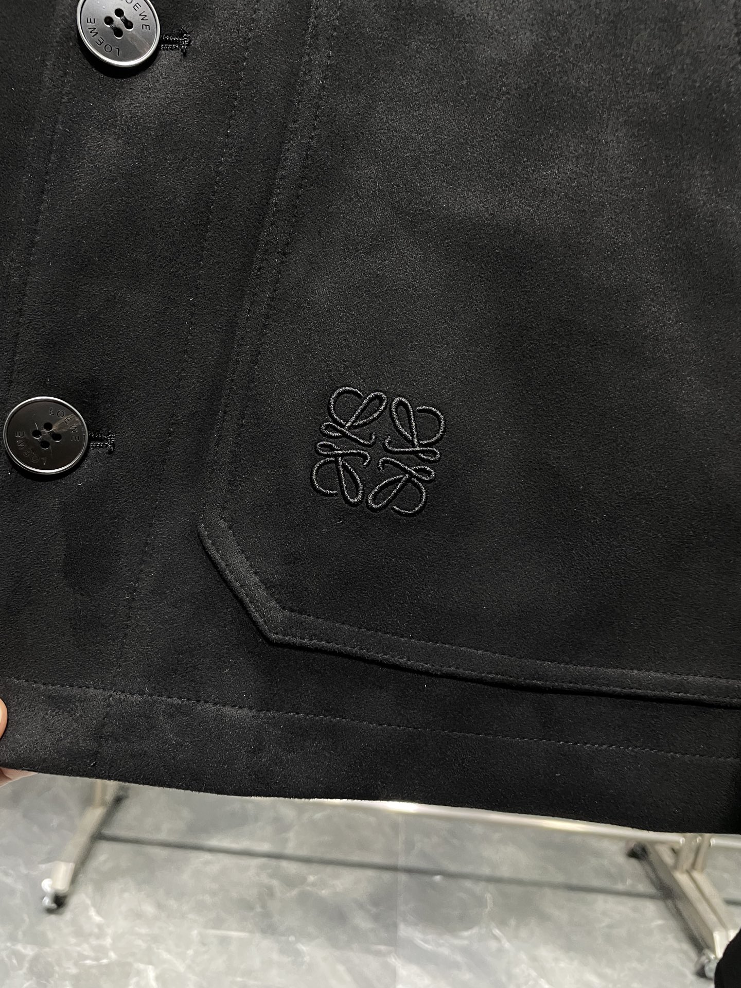 羽绒服 黑色细节图～