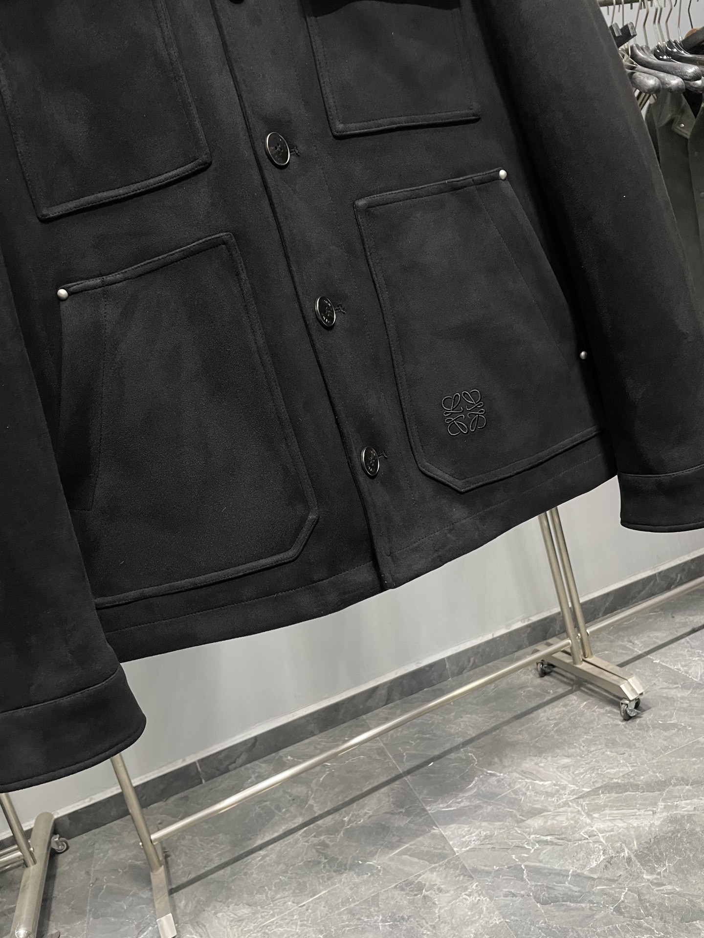 羽绒服 黑色细节图～