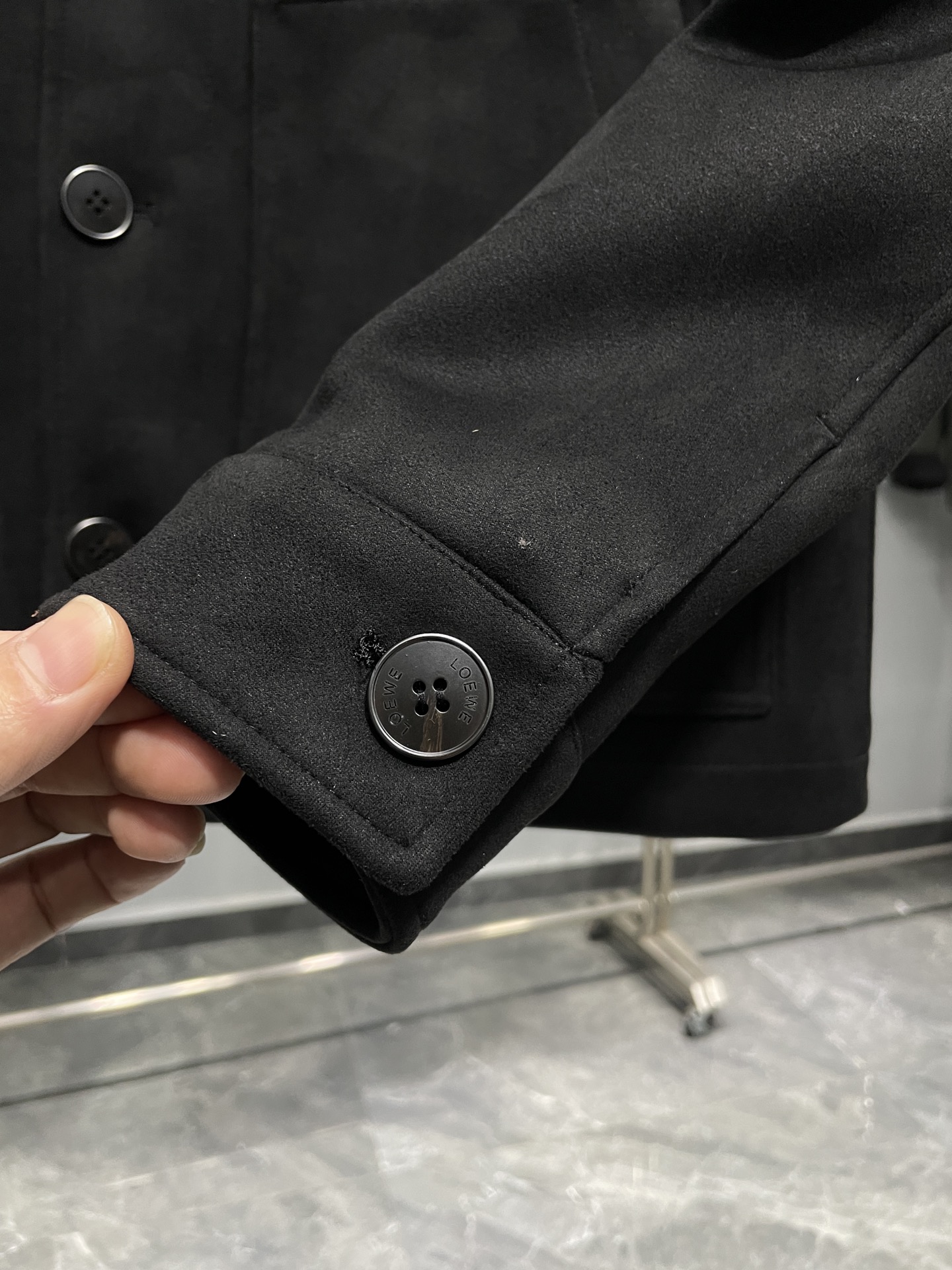 羽绒服 黑色细节图～