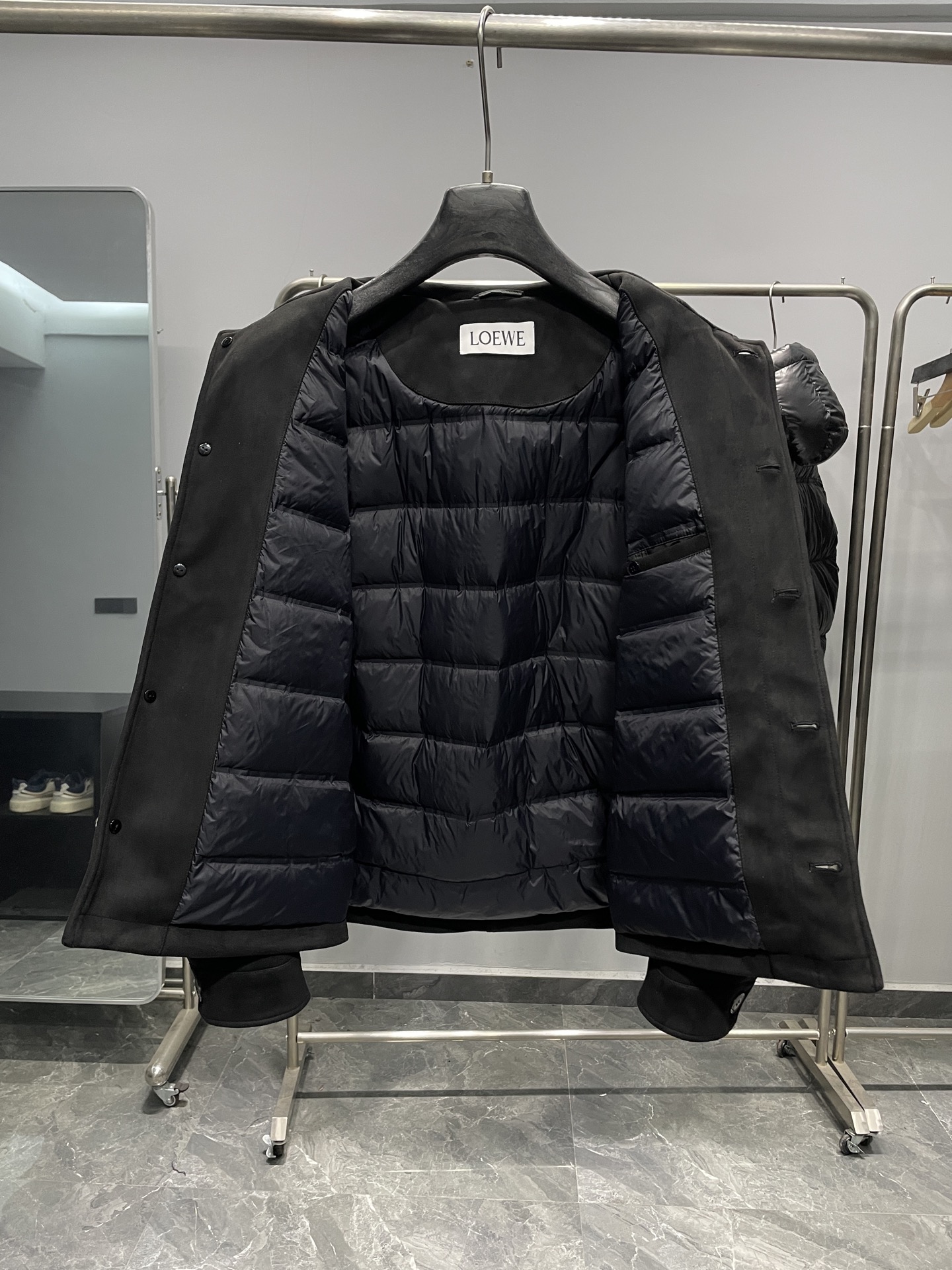 羽绒服 黑色细节图～