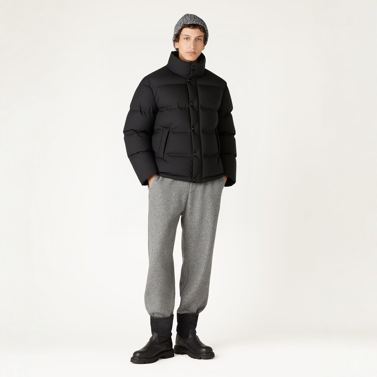 羽绒服 模特图～